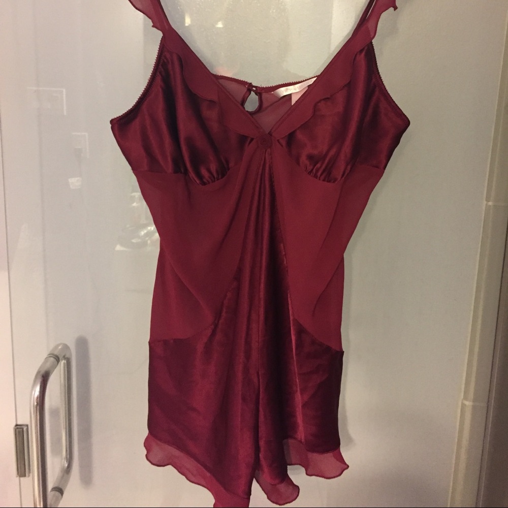 Victoria’s Secret lingerie, maroon one piece